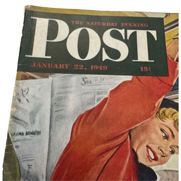Saturday Evening Post Magazine January 22 1949 Engagement Ring - George Hughes - Picture 3 of 10